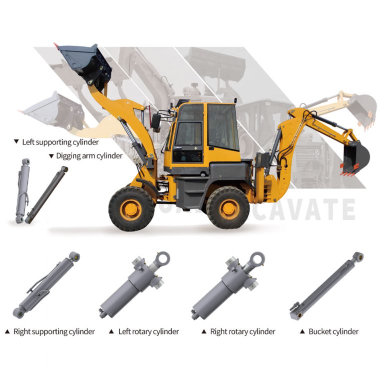 HYDRAULIC CYLINDER FOR BACKHOE LOADER